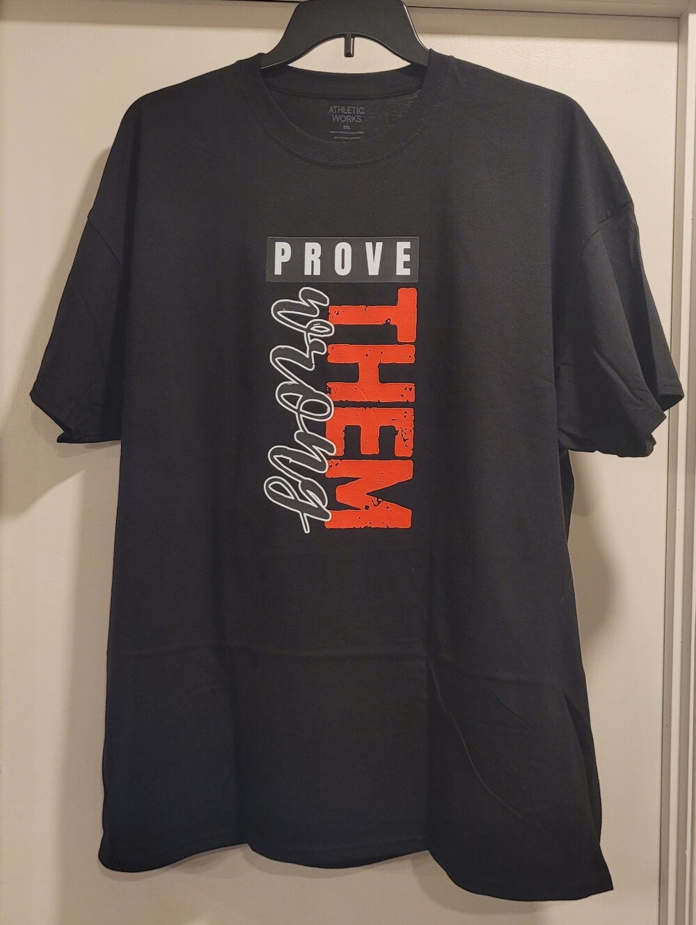 Men's Prove Them Wrong Vertical Graphic Tee 2X